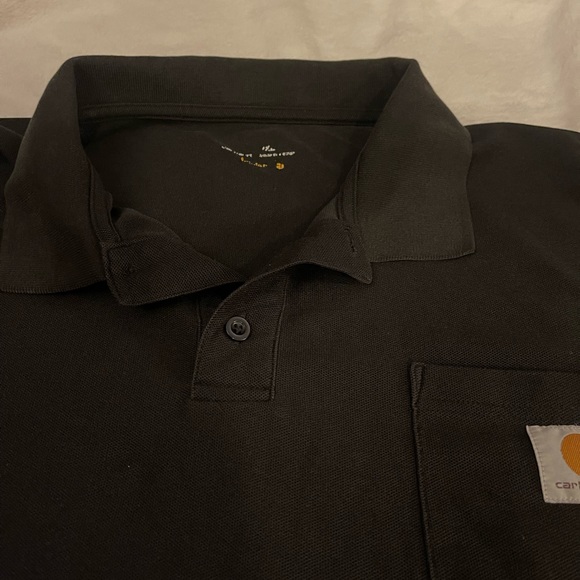 {lot of THREE} CARHARTT/ Mens Polo Shirt//Original Fit Front Pocket//Sz 2X - Picture 10 of 10